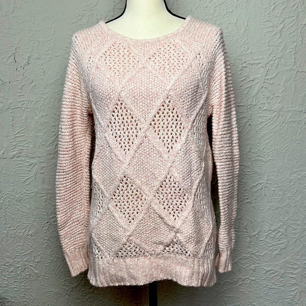 AEO Argyle Scoop Neck Sweater